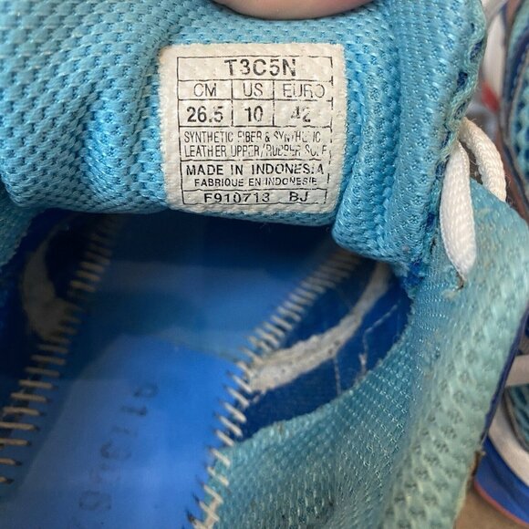 Womens Asics Gel Cumulus 15 T3C5N Blue Running Shoes Sneakers Size 10 - Picture 8 of 8